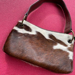 Cowhide purse